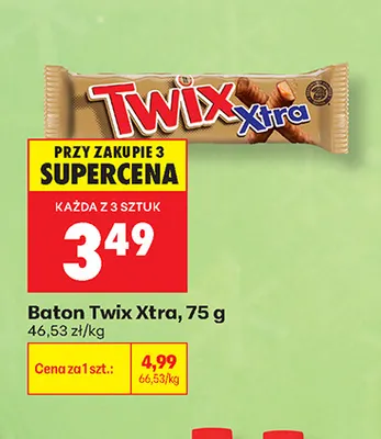 Baton Twix Xtra promocja w Biedronka