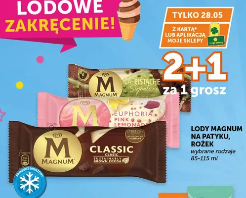 Lody Magnum Euphoria Pink Lemonade na patyku promocja w ABC