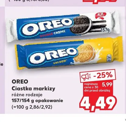 Ciastka markizy Oreo promocja w Kaufland
