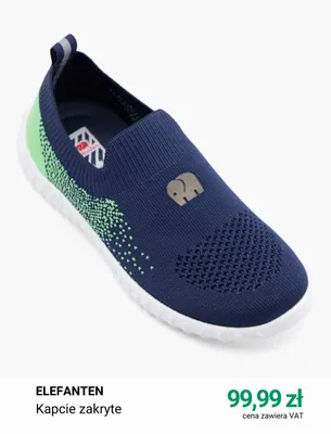 Kapcie zakryte Elefanten promocja w BACK TO SCHOOL