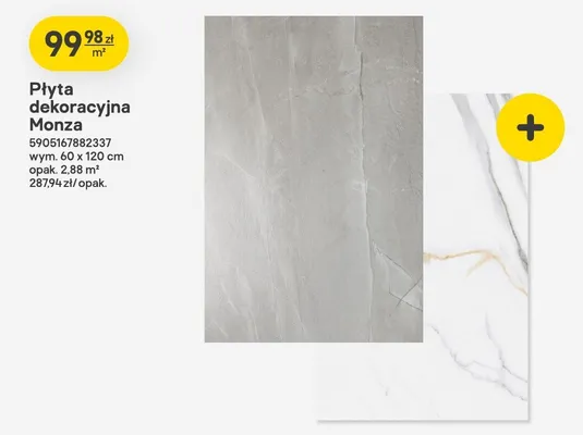 Płyta dekoracyjna Monza promocja w Castorama