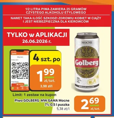 Piwo Golberg Mocne promocja w Gama