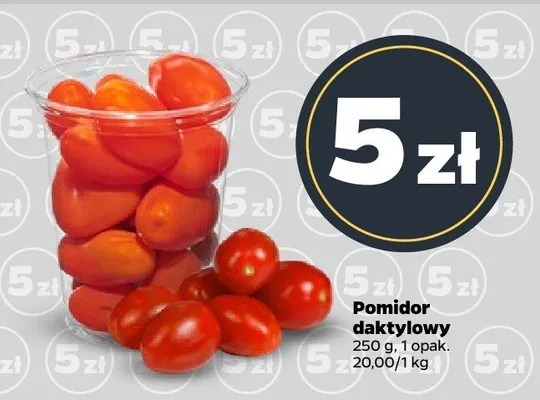 Pomidor daktylowy promocja w Netto
