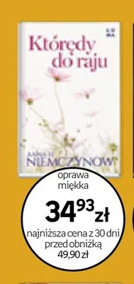 Książka Którędy do raju Anna H. Niemczynow oprawa miękka promocja w Empik