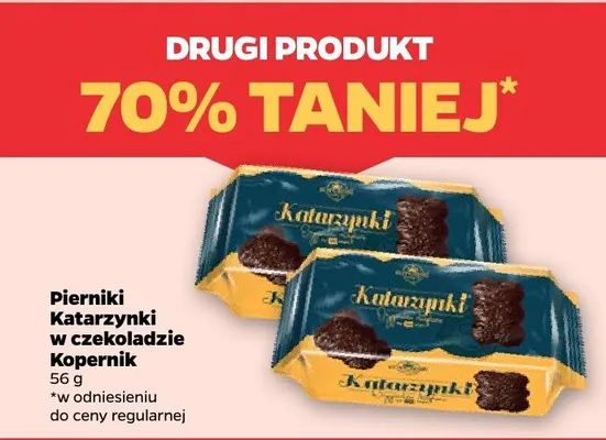 Pierniki Katarzynki w czekoladzie promocja w Netto