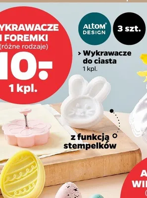 Wykrawacze do ciasta 3 szt. promocja w Netto