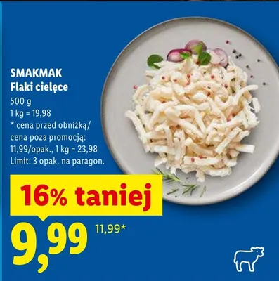 Flaki cielęce Smakmak promocja w Lidl