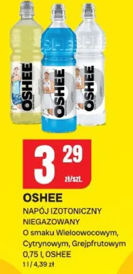 Napój izotoniczny niegazowany o smaku wieloowocowym, cytrynowym, grejpfrutowym promocja w Chorten