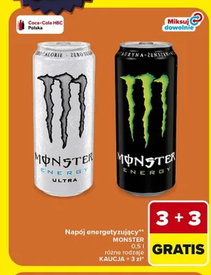 Napój energetyzujący Monster Energy Ultra promocja w Carrefour