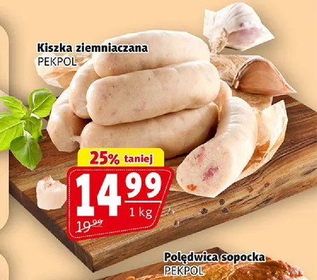 Kiszka ziemniaczana Pekpol promocja w Prim Market