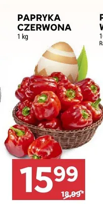 Papryka czerwona promocja w Stokrotka