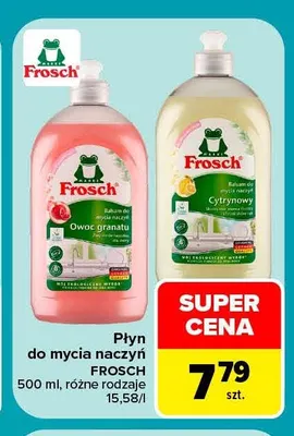 Płyn do mycia naczyń Frosch promocja w Carrefour