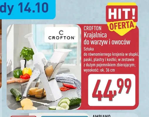 Krajalnica do warzyw i owoców Crofton promocja w Aldi