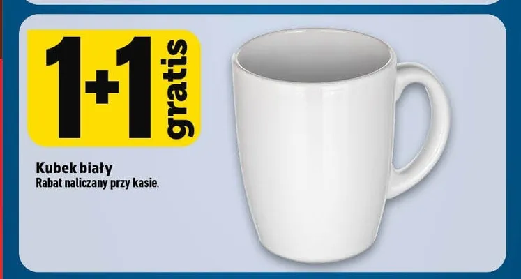 Kubek biały promocja w TOPAZ