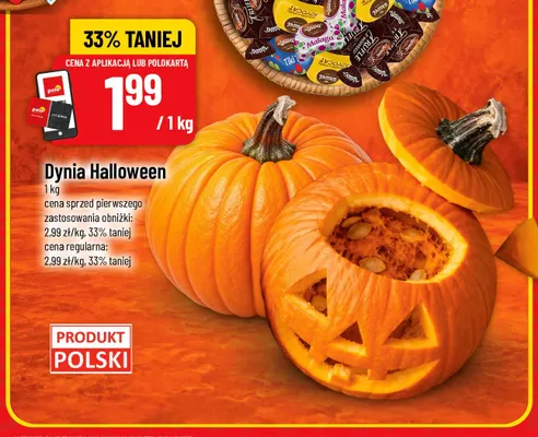Dynia Halloween promocja w POLOmarket
