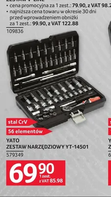 Zestaw narzędziowy Yato YT-14501 promocja w Selgros