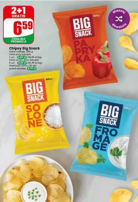 Chipsy fromage promocja w Dino