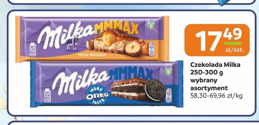 Czekolada Milka MMMAX promocja w Gama