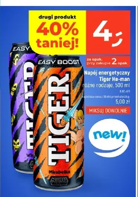 Napój energetyczny Tiger He-man promocja w Dealz