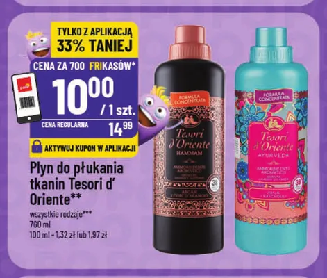 Płyn do płukania tkanin Tesori d'Oriente promocja w POLOmarket