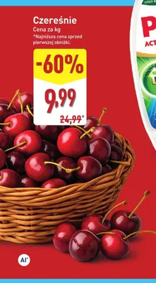Czereśnie promocja w Aldi
