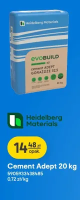 Cement Adept Górażdże 32,5 Heidelberg Materials promocja w Castorama