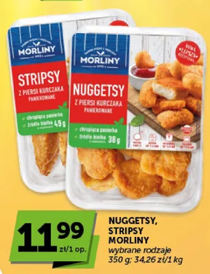 Nuggetsy z piersi kurczaka panierowane Morliny promocja w Groszek