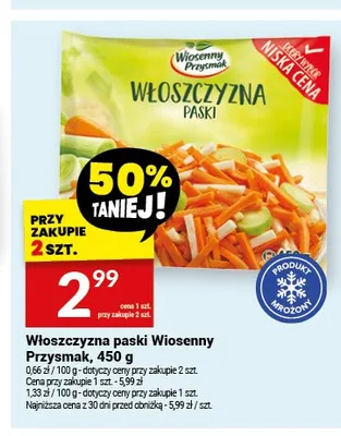Włoszczyzna paski Wiosenny Przysmak promocja w Twój Market