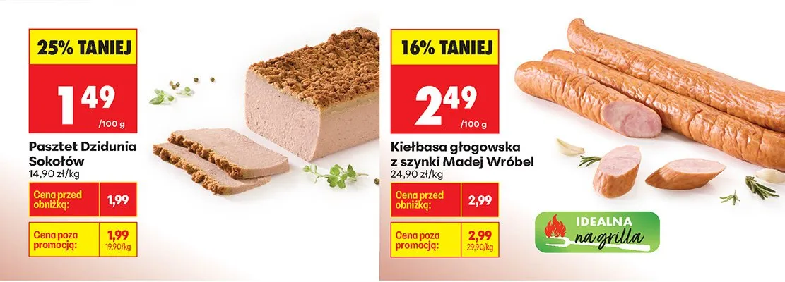 Pasztet Dzidunia Sokołów promocja w Biedronka
