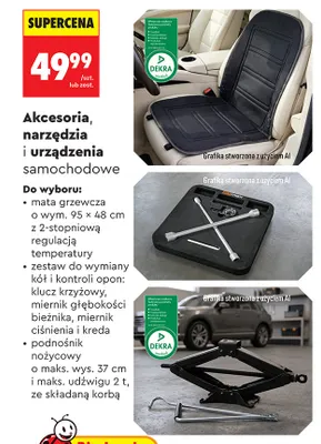 Podnośnik nożycowy ze składaną korbą Gt Max promocja w Biedronka