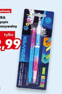 Długopis wymazywalny Astra Oops! promocja w Kaufland