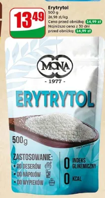 Erytrytol promocja w Dino