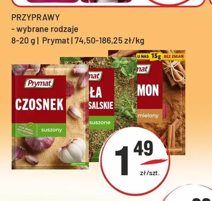 Przyprawy Prymat promocja w Sedal