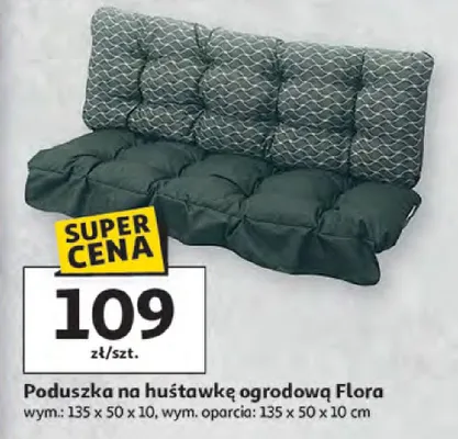 Poduszka na huśtawkę ogrodową Flora promocja w Auchan