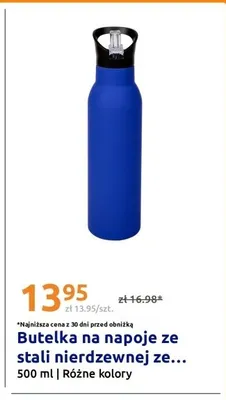 Butelka na napoje ze stali nierdzewnej promocja w Action
