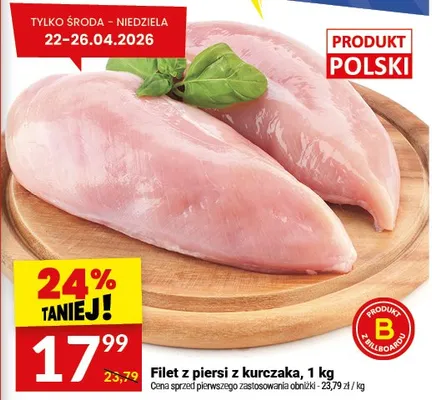 Filet z piersi z kurczaka Twój Market promocja w Twój Market