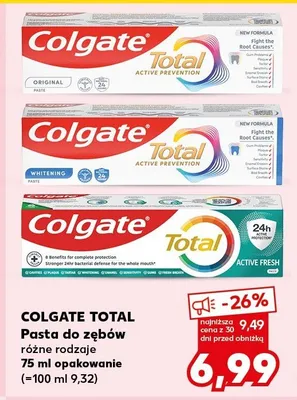 Pasta do zębów różne rodzaje promocja w Kaufland