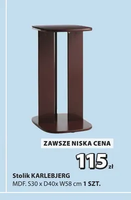 Stolik Karlebjerg promocja w Jysk