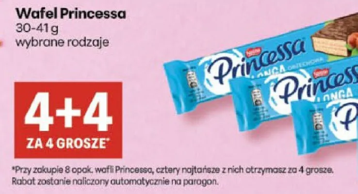 Wafel Princessa promocja w Delikatesy Centrum