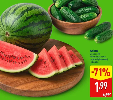 Arbuz promocja w Aldi