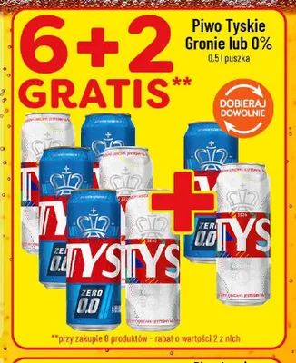 Piwo bezalkoholowe Tyskie Zero promocja w POLOmarket