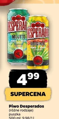Piwo Desperados Mojito promocja w Netto