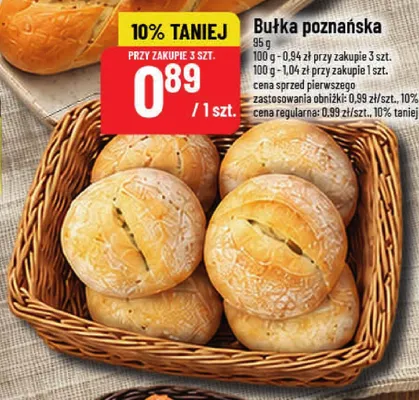 Bułka poznańska promocja w POLOmarket
