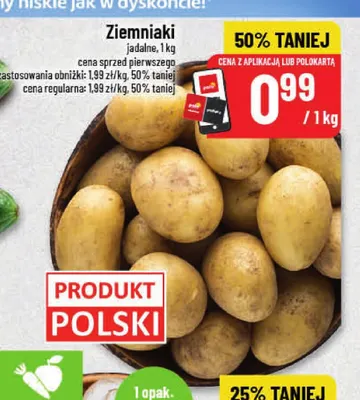 Ziemniaki jadalne promocja w POLOmarket