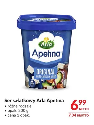 Ser sałatkowy Arla Apetina promocja w Makro