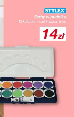 Farby w pudełku Stylex promocja w KiK