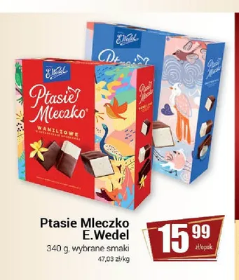 Ptasie Mleczko E.Wedel waniliowe promocja w Premium Nasz Sklep