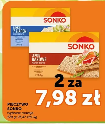 Pieczywo Sonko promocja w Groszek