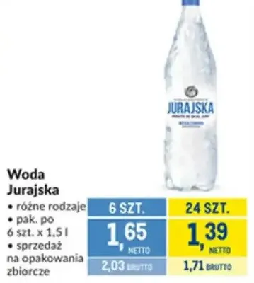 Woda Jurajska promocja w Makro