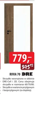 Skrzydło wewnętrzne RIVIA 70 DRE promocja w Dobre Dla Domu